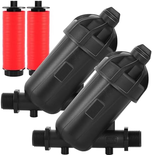 2 PCS US Standard 3/4" Drip Irrigation Disc Y Filter 120 Mesh by FULAIERGD