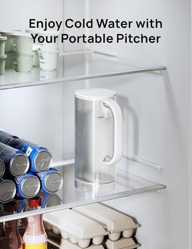 DREO Reverse Osmosis Water Filter Countertop Water Pure Pitcher, Potable Pitcher for WF511 Water Purifier, 1.5L - Image 4