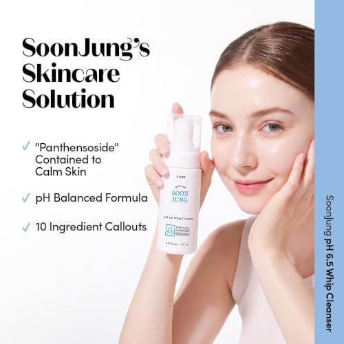 ETUDE SoonJung pH 6.5 Whip Cleanser & 2x Barrier Repair Cream Skincare Set - Image 3