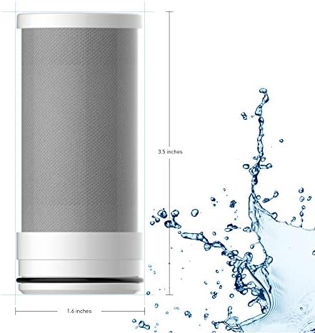 Amazon Basics Faucet Water Filter Replacement, NSF Certified, Reduces Chlorine, Lead, Fluoride, Heavy Metal, Bad Taste and Odor, 3-Pack - Image 4