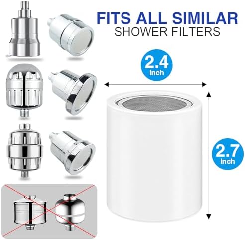 AMORIX 15 Stage Shower Filter Replacement Cartridge for Shower Water Head - Image 3