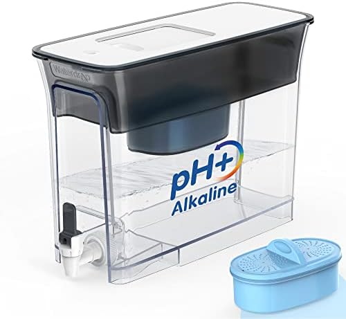 Waterdrop WFD-40L-A Water Filter Dispenser, Alkaline Filtration, Black by Waterdrop