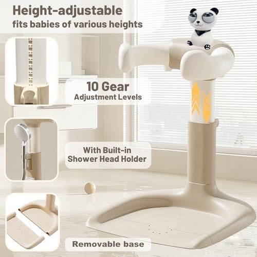 Baby Shower Stand, Sit & Stand Bath Support for Toddlers - Image 4