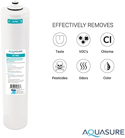 Aquasure Premier Series Complete 4-Stage Quick Twist Filter Replacement Cartridge Bundle Set AF-CP75 | Compatible with AS-PR75 4-Stage Under Sink Reverse Osmosis RO Water Filtration System - Image 3