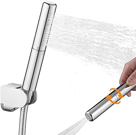 BESy Handheld Shower Head Sprayer Shower Wand Hand Shower Showerhead Chrome by BESy