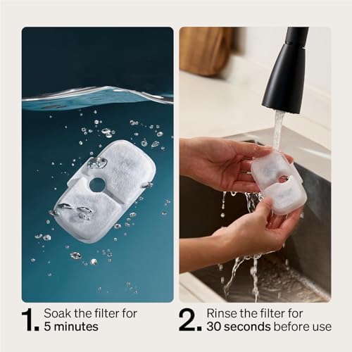 PETLIBRO Cat Water Fountain Filter Replacement, 4 Pack Filters & Sponges for Dockstream WF106/ WF116/ WF105/ WF115/ WF005, Easy-Swap Cat Fountain Filter, 2-Month Supply - Image 6