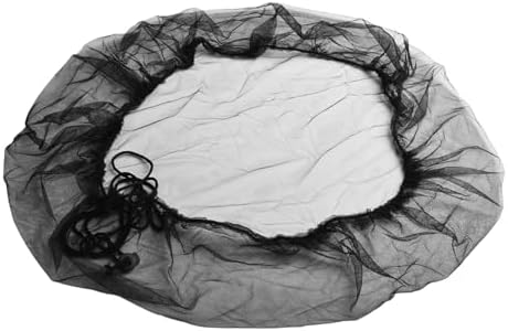 Rain Net Cover With Drawstring, Fine Mesh Lid For Small Diameter Water Buckets, PE Nylon Screen Prevents Leaves Debris And Flies, Black(100cm) - Image 3