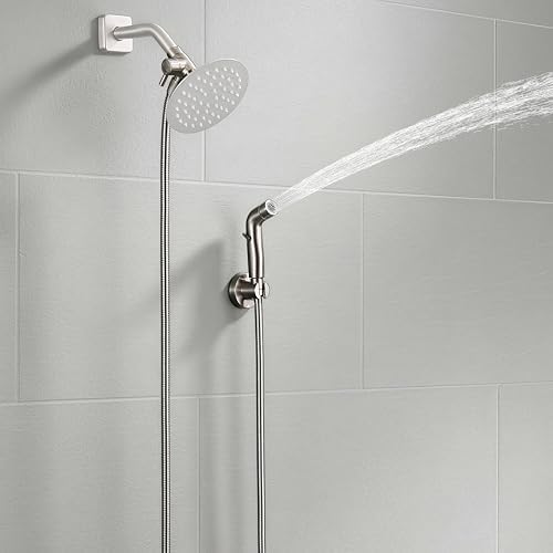 G-Promise 2 Mode Dog Shower Attachment with Extra Long Hose Adhesive Mount - Image 5