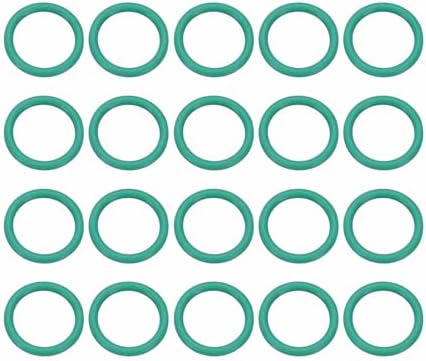 HARFINGTON 20 Pcs Fluorine Rubber O-Rings 20.5mm OD 15.7mm ID 2.4mm Width Round Sealing O Ring Seal Gasket for Industrial Engines Plumbing Faucet Hose Automotive by HARFINGTON