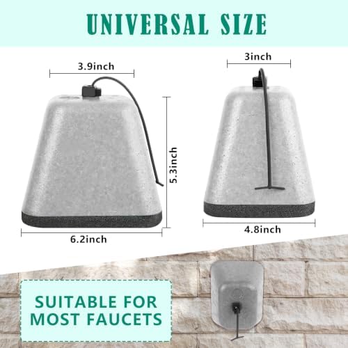 2 Pack Outdoor Faucet Covers for Winter, Heavy Duty Faucet Spigot Covers - Image 2