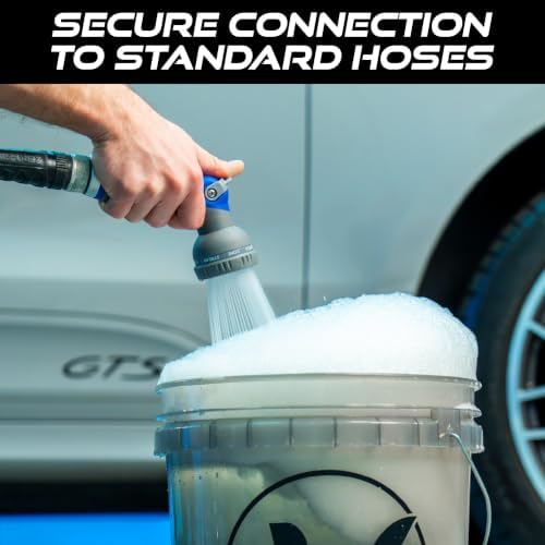 VIKING Hose Nozzle, 8 Spray Patterns, Thumb Control for Cars and Homes - Image 5