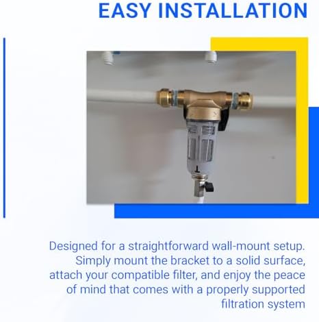 Spin Down Sediment Filter Bracket Wall Mount Holder – 1 Pack - Image 7