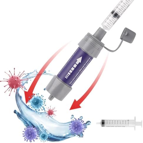 Portable Water Filter, Personal Outdoor Filtration System for Hiking, Camping, Travel & Emergency Preparedness - Image 4
