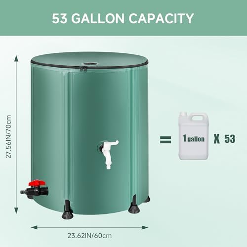 Collapsible Rain Barrel Water Storage Containers 53 Gallon - Image 4