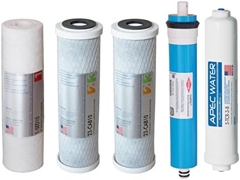 APEC Water FILTER-MAX90-38, RO Replacement Filter Set, US Made, 90 GPD by APECWaterSystems