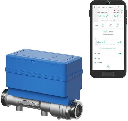 YoLink FlowSmart All-in-One Ultrasonic Water Meter, 2“, YS5018 by YoLink