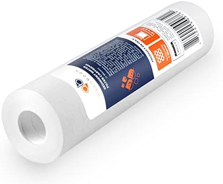 Aquaboon 10” x 2.5” Whole House and Reverse Osmosis Sediment 1 Micron Water Filter Cartridge | COMPATIBLE WITH: Culligan P1, Pentek P1, PD-1-934, P5, AP110, WFPFC5002, CFS110, RS14, WHKF-GD05 (4-PACK) - Image 2