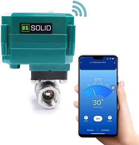 1/2" Smart SS304 Motorized Ball Valve + WiFi Water Leak Alarm - Image 2