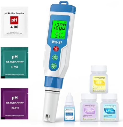 TDS Meter Digital Water Tester, Hydrogen pH ORP Meter for Water by ANZESER