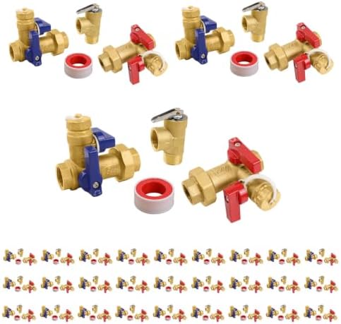 30 Sets Niikappu Tankless Water Heater Valve Kit, 3/4" FIPxFIP(TOOL028-30) by Unknown