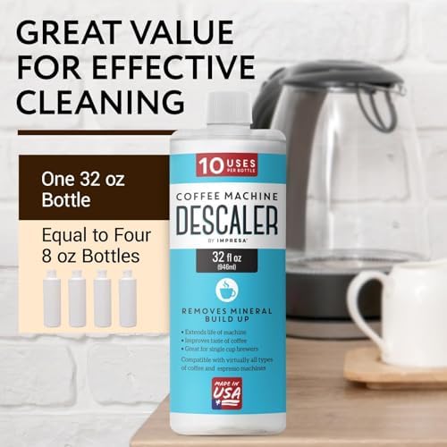 IMPRESA Coffee Machine Descaler - Universal Descaling Solution - 32 Oz - Image 5