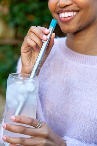LifeStraw Sip – Reusable Stainless Steel Water Filter Drinking Straw - Image 3
