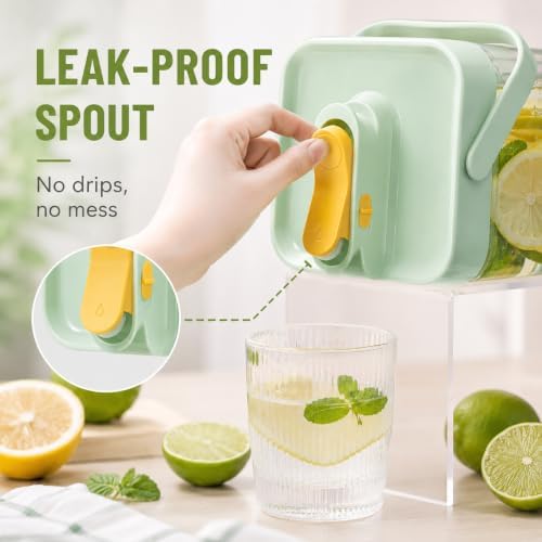 0.9 Gallon Drink Dispenser with Spigot and Filter, Beverage Container - Image 4