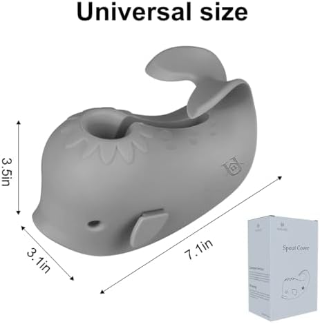 Bath Spout Cover, Faucet Cover Baby Protector Bath Tub Faucet Cover Protector for Kids, Silicone Bathtub Spout Cover for Baby Kids Toddlers Safety Protection Accessories - Image 6