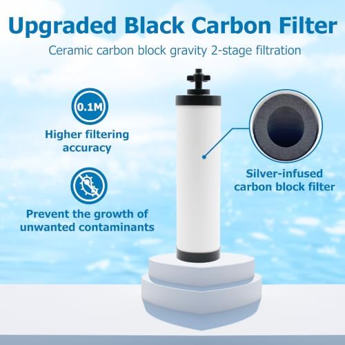 Ceramic Water Filter Replacement for Berkey® BB9-2 & PF-2® Fluoride Filters - Image 2