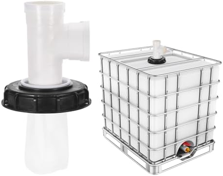 PATIKIL 3-Way IBC Lid Filter Cover 165mm Plastic Ton Barrel Cover by PATIKIL