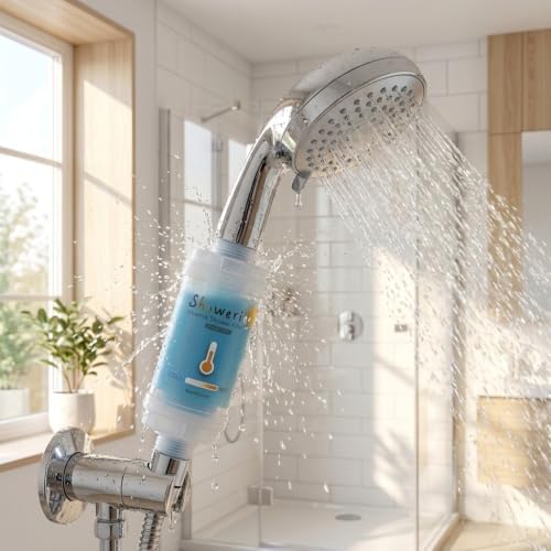 2 pack,Generic Vitamin C Shower Head Filter, Remove Chlorine & Impurities, Easy Installation, Filtered Shower Water for Healthier,Rosemary scented - Image 6