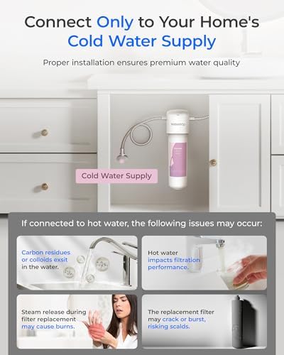 Waterdrop BFU2 Bathroom Sink Filter for Skincare, Reduces Chlorine & Scale - Image 2