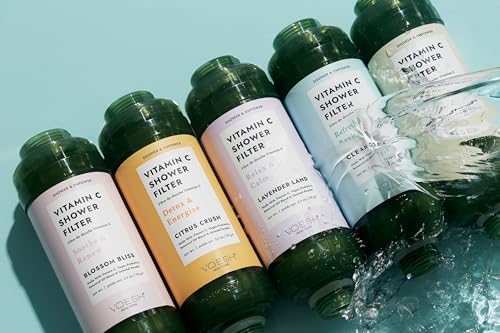 VOESH Vitamin C Shower Filter, Shower Aromatherapy, Water Purifier, Water Softener, Vegan Probiotics, Spa Shower Head, Water Filter, Shower Self-Care - Image 5