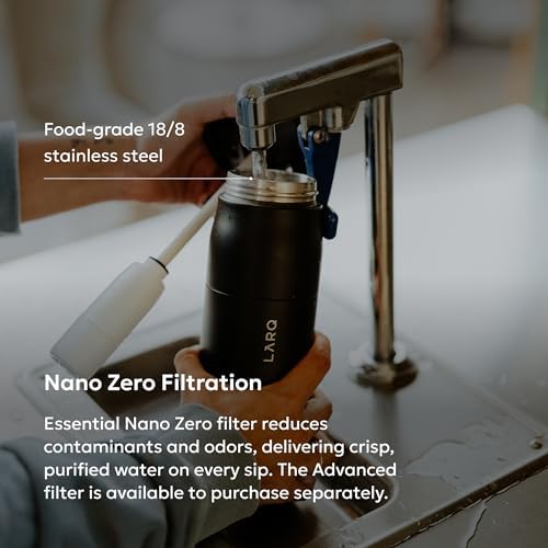 LARQ PureVis 2 Smart UV-C Self-Cleaning Insulated Water Bottle Filter Straw - Image 4