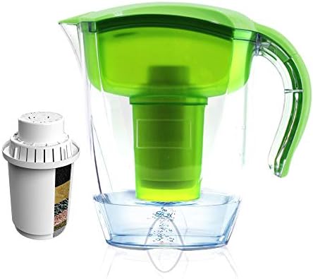 Alkaline Water Filter Pitcher, 3,5L Filter Kettle, High PH Alkaline Water Filter Pitcher, Unique Multi-Stage Filtration, BPA Free for Healthy, Clean & Toxin-Free Mineralized Water (Water Pitcher) by Unknown