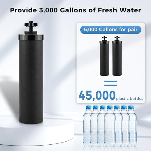 Activated Carbon Black Water Filter Compatible with Berkey® - Image 2