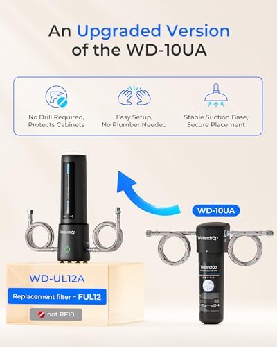 Waterdrop UL12A Under Sink Water Filter, Upgraded for 10UA, Time Reminder - Image 4