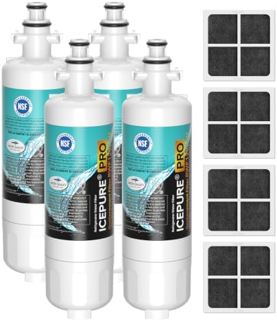 ICEPURE PRO ADQ36006101 NSF401 Filter Replacement for LG LT700P,4 Combo by ICEPURE