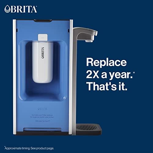 Brita Hub Replacement Water Filter,BPA-Free,Replaces 900 Plastic Water Bottles,Lasts Six Months or 120 Gallons,Includes 1 Filter,Kitchen Essential,White,(Pack of 6) - Image 6