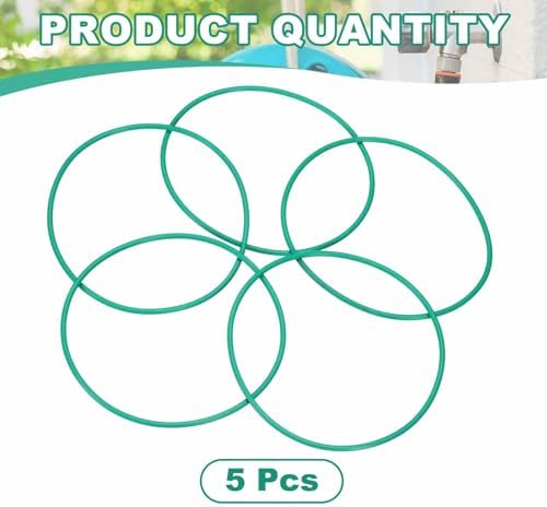 HARFINGTON 5 Pcs Fluorine Rubber O-Rings 89mm OD 84.2mm ID 2.4mm Width Round Sealing O Ring Seal Gasket for Industrial Engines Plumbing Faucet Hose Automotive - Image 3