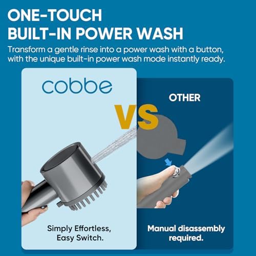 Filtered Shower Head with Handheld, 4+1 Spray Mode Showerhead with Filters - Image 3