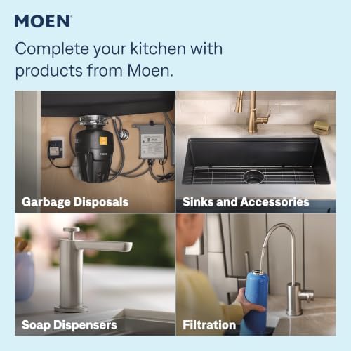 Moen Align Spring Touchless Kitchen Faucet, Matte Black, 5923EWBL - Image 6
