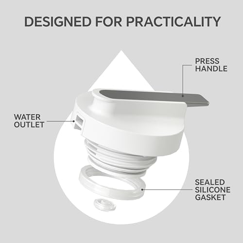 Ideus Thermal Coffee Carafe 50oz, Beverage Dispenser White - Image 4
