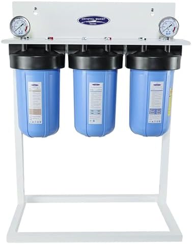 Compact Whole House Water Filter | Metal Removal (2-4 GPM | 1-2 People) - 1" by CrystalQuest