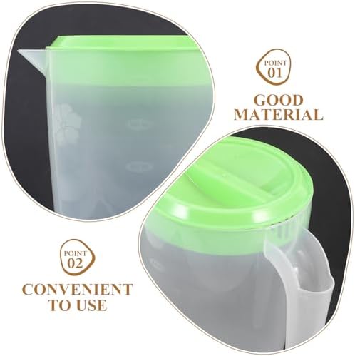 1l Green ABS Plastic Pitcher Reusable Water Jug for Dinner - Image 3