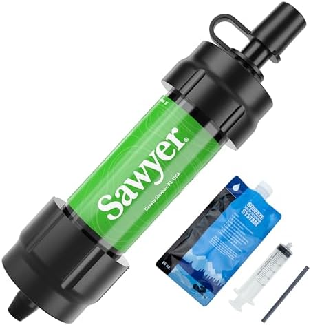 Sawyer Products SP101 MINI Water Filtration System, Single, Green by SawyerProducts