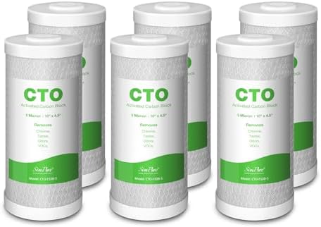 SimPure 5 Micron 10" x 4.5" CTO Carbon Whole House Water Filter Cartridge by SimPure_Water