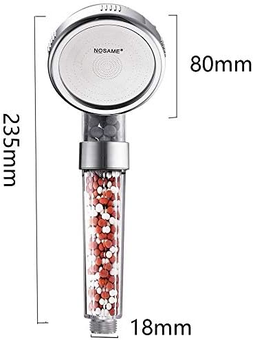 Nosame® Shower Head with Hose, Filter Filtration High Pressure Water Saving 3 Mode Function Spray Handheld Showerheads for Dry Skin & Hair - Image 4