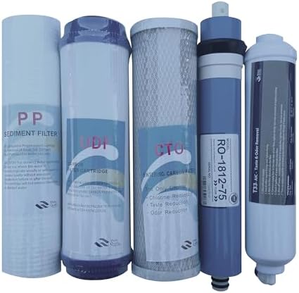 5-Stage RO Replacement Filter Kit 75 GPD Membrane Set NSF (DIY) by SuperiorFilters