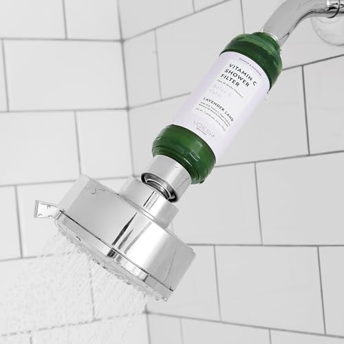 VOESH Vitamin C Shower Filter, Shower Aromatherapy, Water Purifier, Water Softener, Vegan Probiotics, Spa Shower Head, Water Filter, Shower Self-Care - Image 3